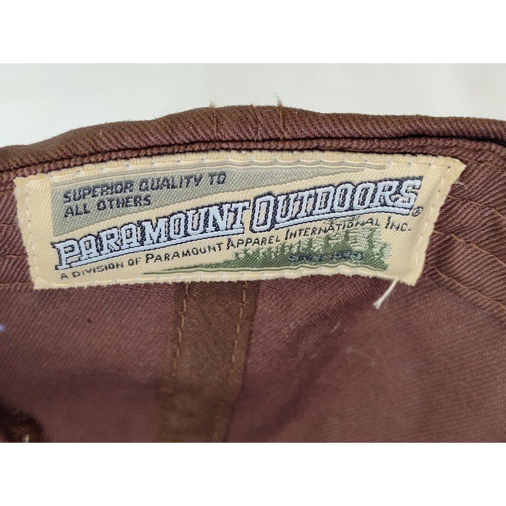 Check Your Fly Lure Cap Hat Paramount Outdoors Baseball Brown Adj VTG‎ SEE 📸 - Picture 5 of 16